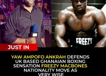 Yaw Ampofo Ankrah Commends Ghanaian Boxer Seth Gyimah aka ‘Freezy Macbones’