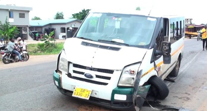 accident at sogakope driver bolts away leaving passengers stranded