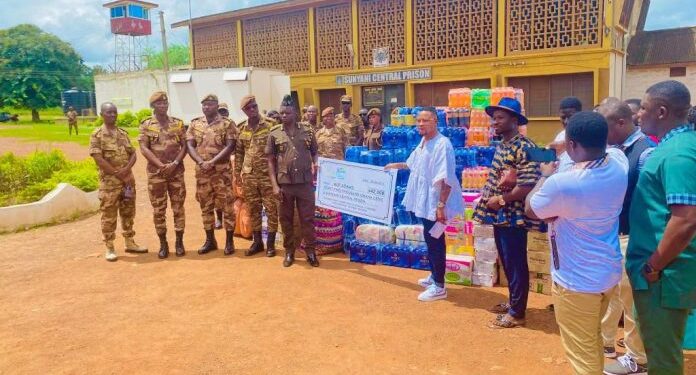 alifa adams lights up sunyani prisons with eid blessings