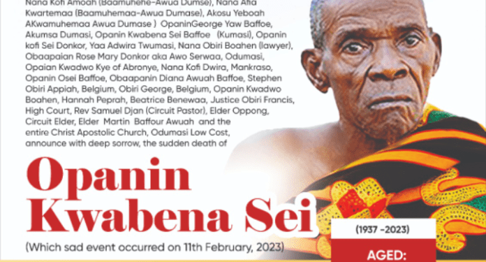 chairman abronye gears up to mourn father in emotional weekend farewell