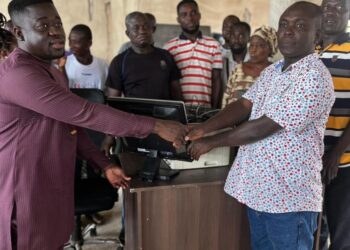 Dr Michael Kyeremanteng Donates Office Equipment To Agona Odoben NPP