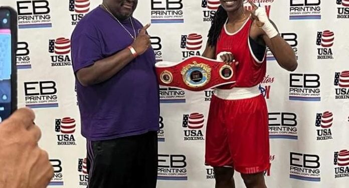 dr ornella sathoud awarded outstanding boxer