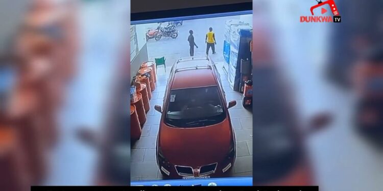 driver arrested for stealing at fuel station