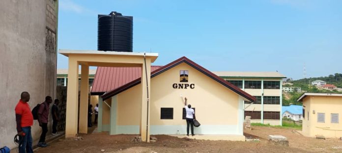 gnpc foundation commissions six projects in central region