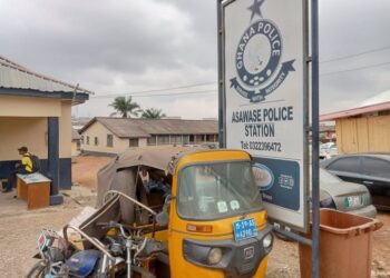 Heavy Security at Asawase Police station to ward off attacks