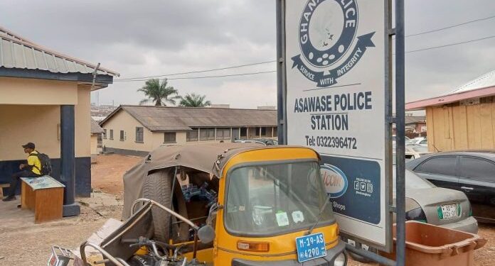heavy security at asawase police station to ward off attacks