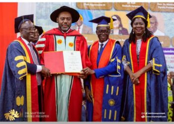 UCC Confers Doctor of Educational Leadership on Mathew Opoku Prempeh