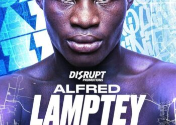 World title prospect, Alfred Lamptey and trainer fly to Dubai