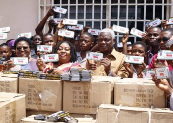 2023 Ledzokuku BECE Candidates Applaud MP for Supporting Them with Mathematical Sets