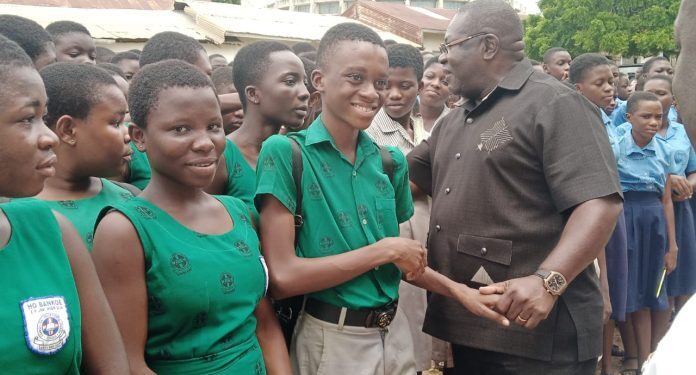 bece ndc volta regional executives tours examination centers