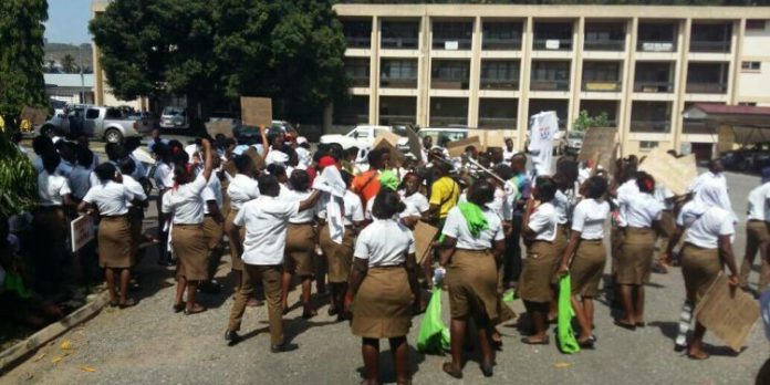 Coalition of Hygiene Students demand two years allowance 1 coalition of hygiene students demand two years allowance