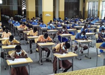 Eight pregnant students writing BECE in Bia East District 
