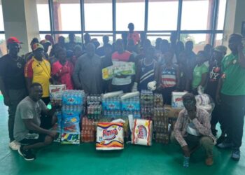 George Lamptey Donates To George Lamptey