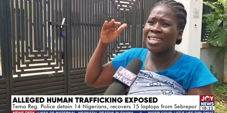 human trafficking syndicate uncovered 14 nigerians arrested in tema