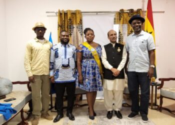 IHRC World Chair host Student leaders on World Youth Day in Ghana