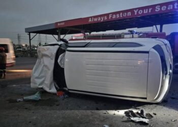 Kpone-Katamanso MCE involved in a road accident  