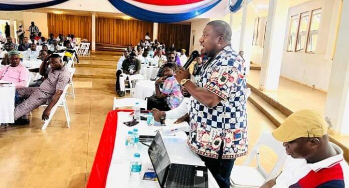 nana b unveils strategic insights and party structure at bono regional event