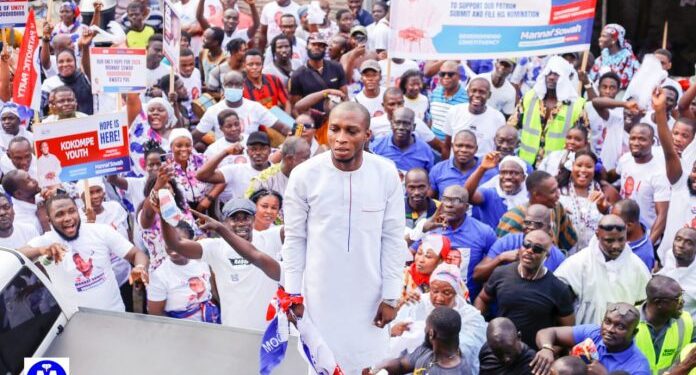 over 600 npp delegates accompanies mannaf sowah to submit nomination form