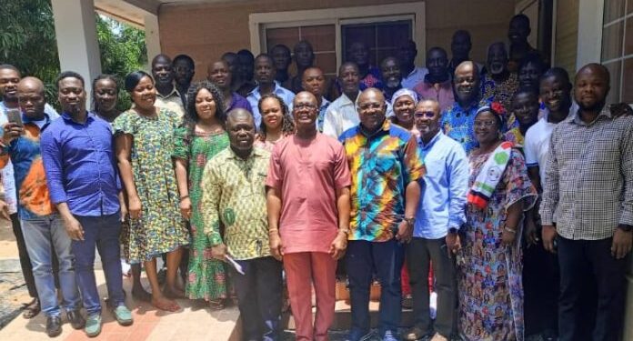Volta NDC regional executives pay working visit to Anlo constituency 1 volta ndc regional executives pay working visit to anlo constituency
