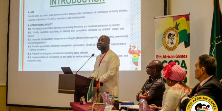 accra 2023 loc presents transportation plan to technical committee of african games