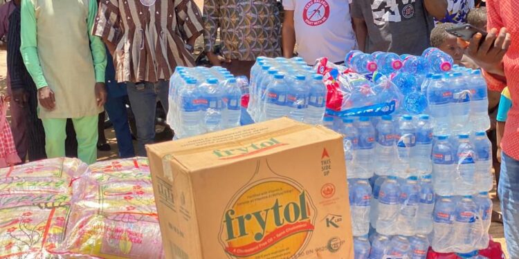 bawumia donates relief items to flood victims in buipe