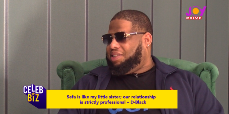 d black shows chats with sefa on tv to prove no intimate relationship