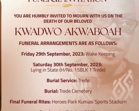 family announces burial date for veteran artiste akwaboah snr