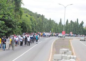 Friends of Julius Debrah walk to galvanize support for him as Mahama’s running mate