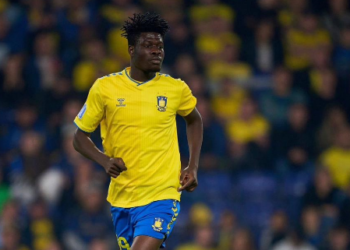 Ghanaian forward Emmanuel Yeboah makes Brondby debut in Danish Cup win