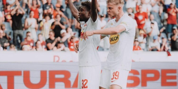 ghanaian youngster forson amankwah scores brace to propel salzburg to cup victory