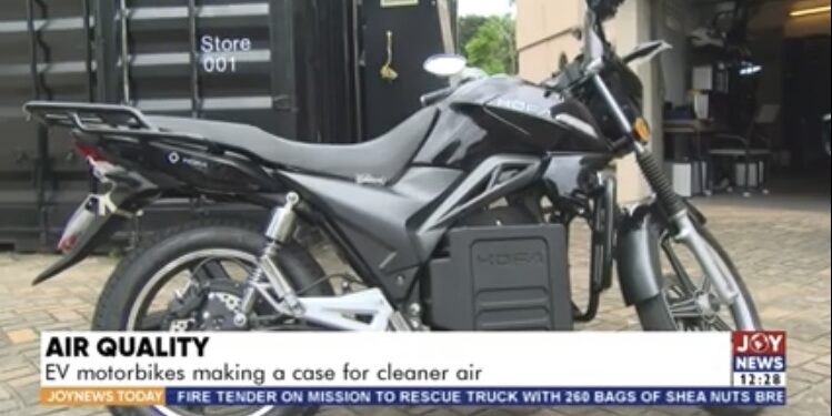 ghanas quest for net zero emissions gets a boost from electric motorcycles