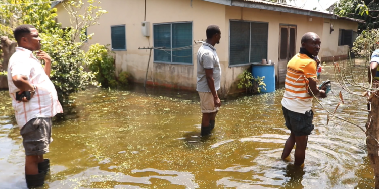 houses properties still submerged in water 5 months after flood in agbozume