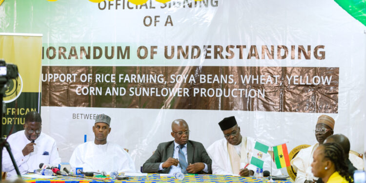 jospong rice project jospong group signs agreement with egta investment of nigeria