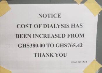 Korle Bu blames high taxes, removal of subsidies for 100% hike in dialysis cost