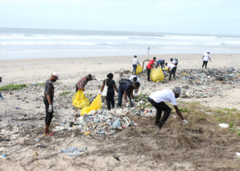 Labadi Beach gets a refresh on World Cleanup Day