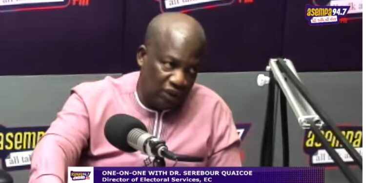 limited voters registration those in hard to reach areas can wait for next year dr serebour quaicoe