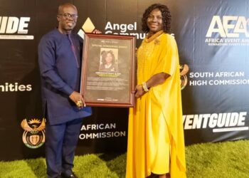 Nancy Sam honoured at Africa Events Awards