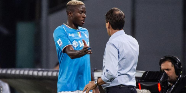 napoli never meant to offend or mock victor osimhen but stop short of apology for tiktok