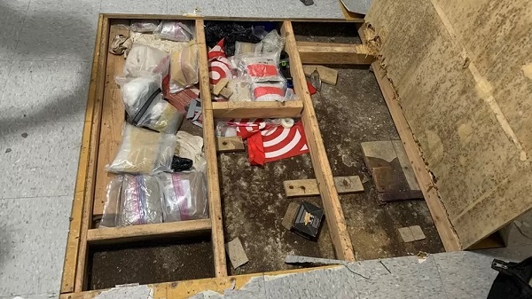 New York Police find drugs in trapdoor at fentanyl nursery 1 new york police find drugs in trapdoor at fentanyl nursery