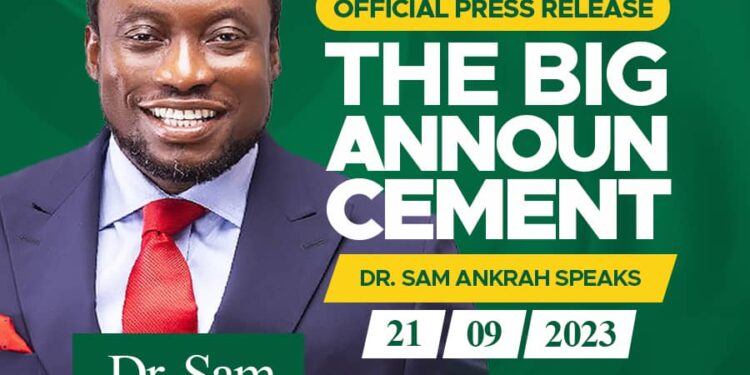official statement announcing dr sam ankrahs candidacy for president