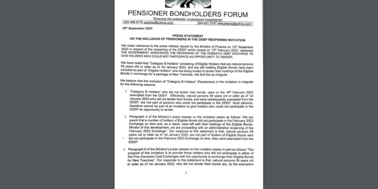 pensioner bondholders reject attempt to be roped into ddep