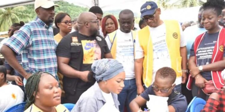 rotary club leads medical outreach in abume