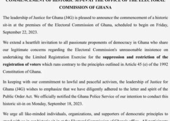 Sit-in demonstration at EC office to commence on Friday