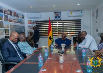 Survey Works For The Construction Of Roads Along Ada Songor Concessions Begin