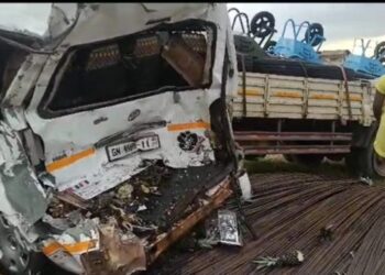 Two drivers in critical condition after ghastly accident at Gomoa Potsin