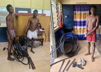 Two imprisoned 7 years for stealing Vodafone cables