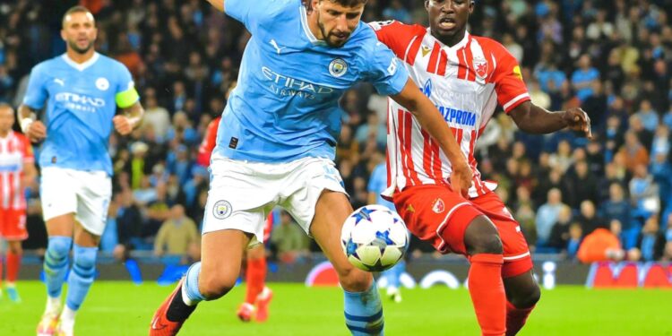 UEFA Champions League: Osman Bukari disappointed with Red Star Belgrade’s defeat to Man City 1 uefa champions league osman bukari disappointed with red star belgrades defeat to man city