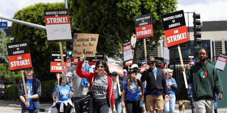 writers guild studios reach tentative deal potentially ending monthslong strike that ground hollywood to a halt