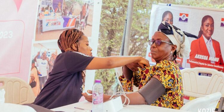 adenta residents receive health education and screenings during breast cancer awareness month