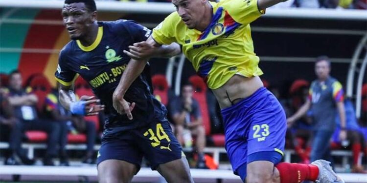 afl mamelodi sundowns beat petro de luanda in opening game